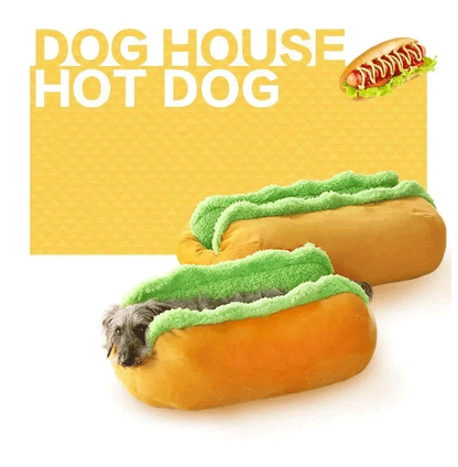 Pet Bed - Hot Dog Style Lounger