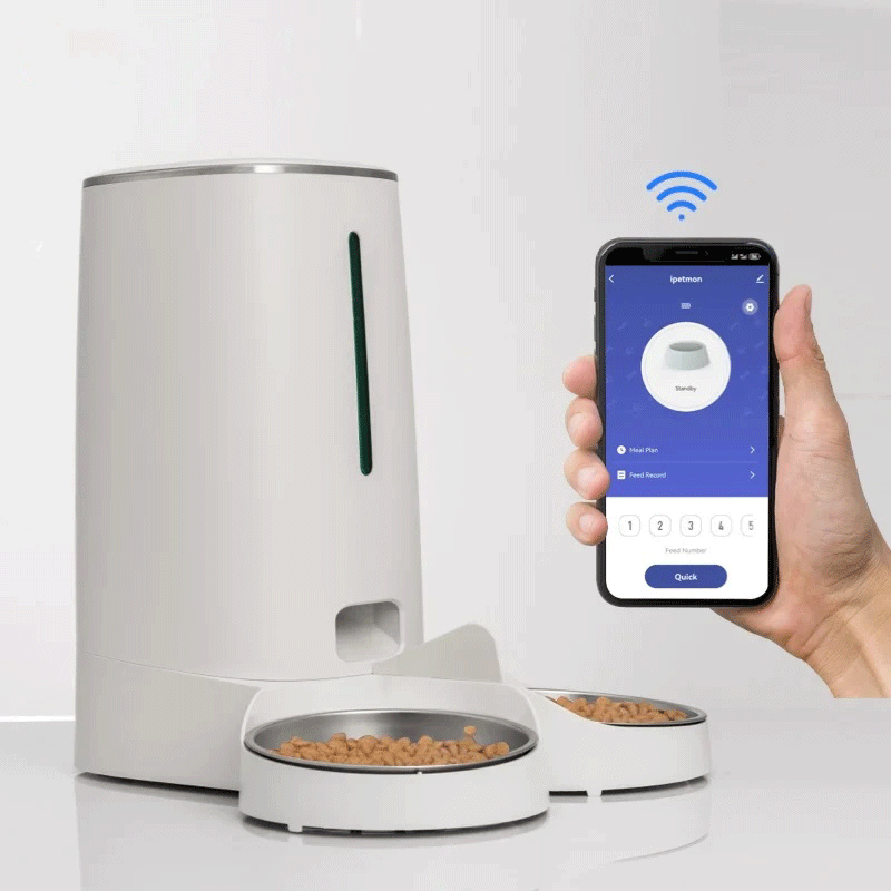 Dual Cat Feeder – WiFi + App Control