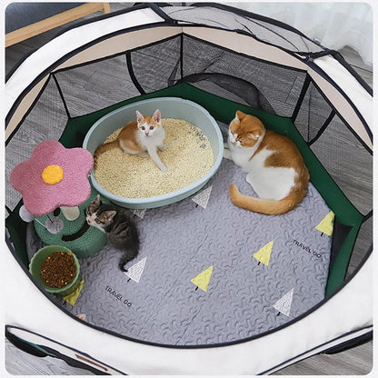 Foldable Cat & Dog Tent Bed