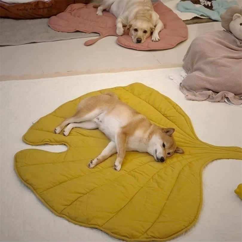 Cooling Leaf Dog Mat – Washable
