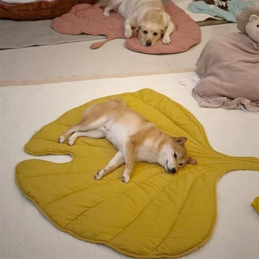 Cooling Leaf Dog Mat – Washable