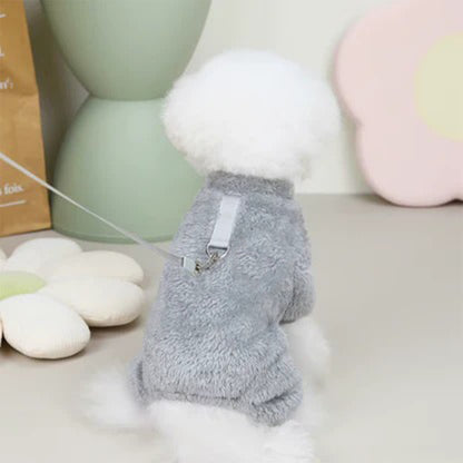 Winter Dog Clothes - Fleece Jumpsuit