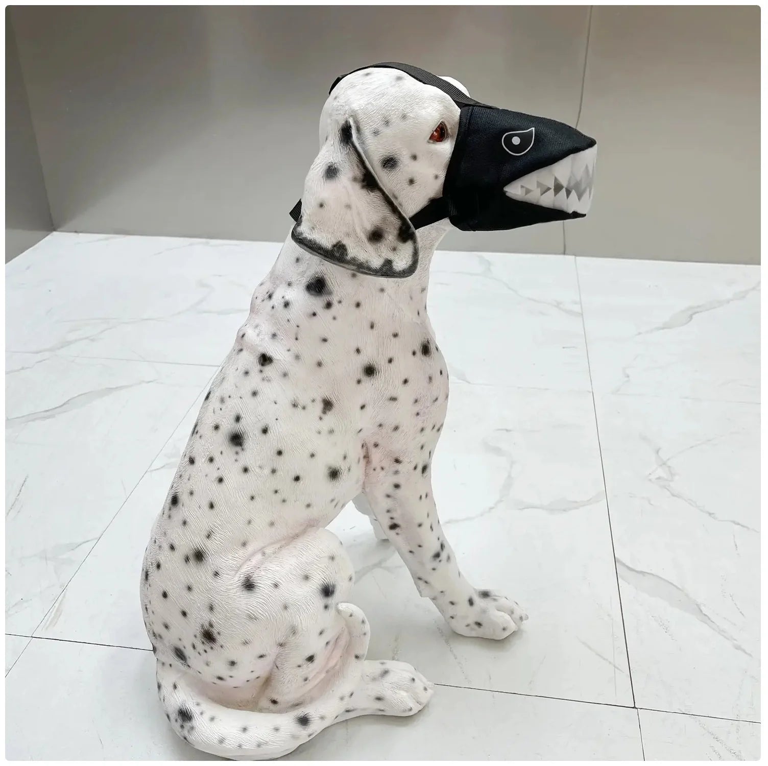 Shark - Style Dog Muzzle: Fun & Functional, Available in 3 Colors & 4 Sizes