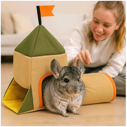 Pet Tunnel - Castle Style for Small Pets