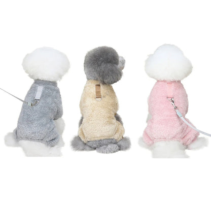 Winter Dog Clothes - Fleece Jumpsuit
