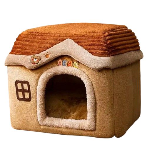 Foldable Cat & Dog House Bed