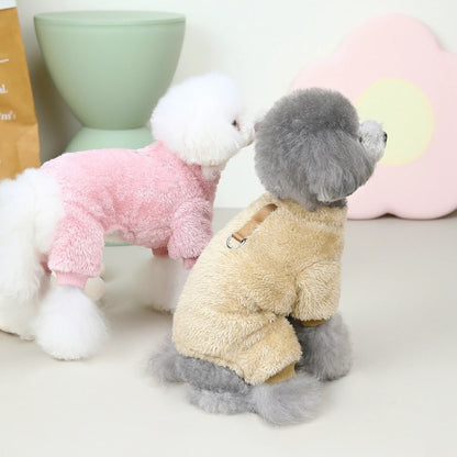 Winter Dog Clothes - Fleece Jumpsuit