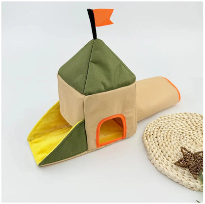 Adorable Castle Pet Tunnel - Ideal for Guinea Pigs and Small Animals