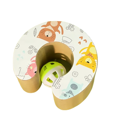 Cat Toy - Foldable Cardboard Scratcher