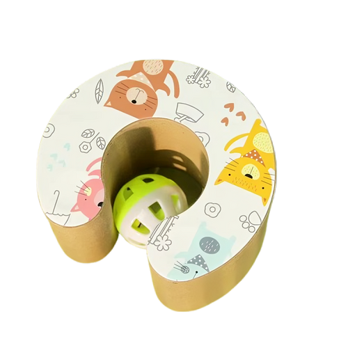 Cat Toy - Foldable Cardboard Scratcher