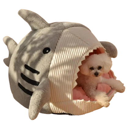 Luxury Plush Shark Pet Bed