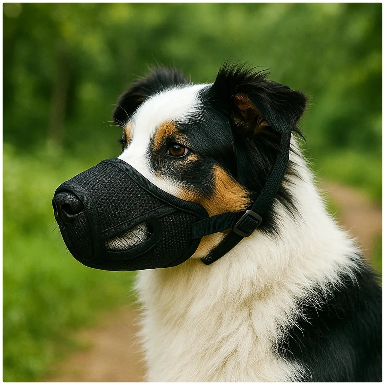 Breathable Mesh Dog Muzzle - Safe Control for Training & Public Outings