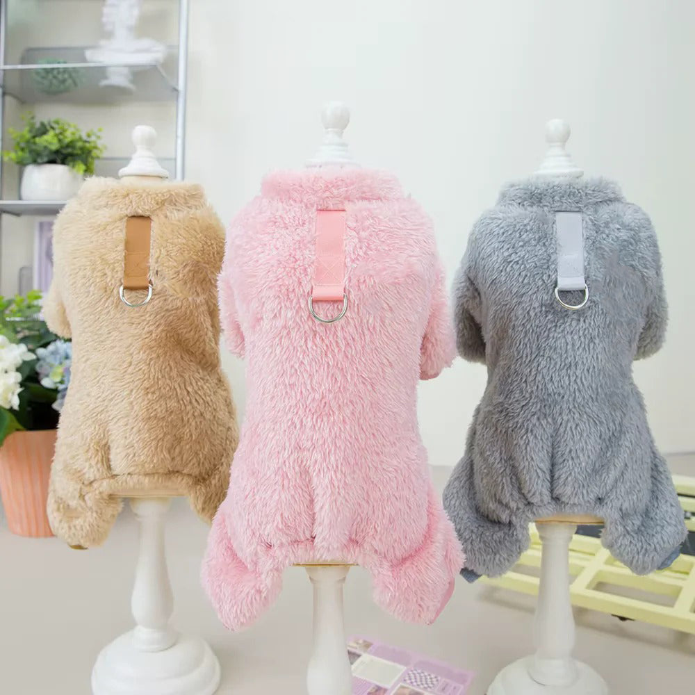 Winter Dog Clothes - Fleece Jumpsuit