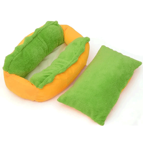 Pet Bed - Hot Dog Style Lounger