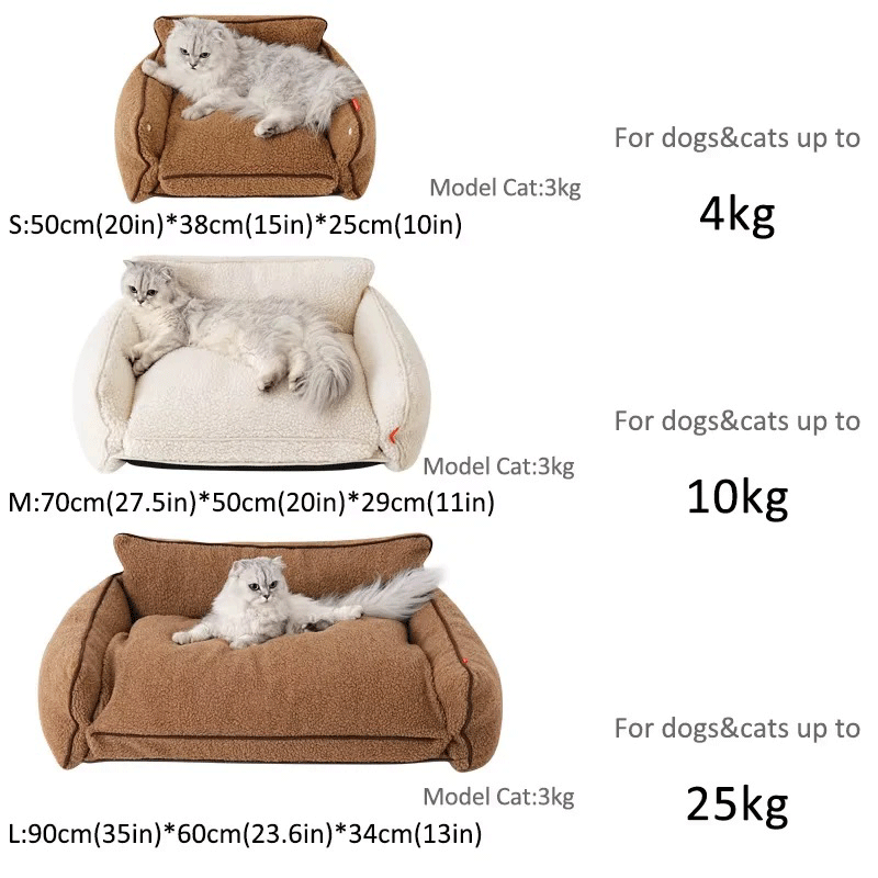 Berber Fleece Dog Bed – Washable