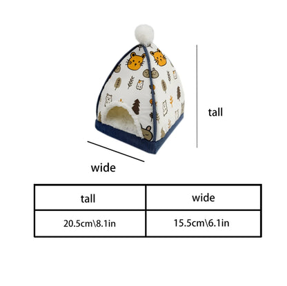 Cute Cartoon - Printed Hamster Cave House