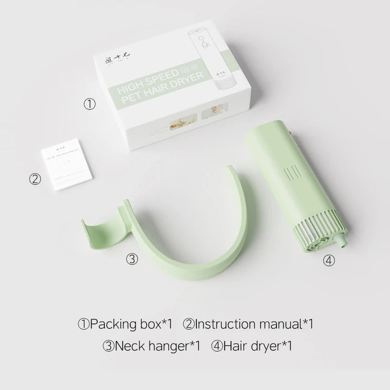 Silent Dog Hair Dryer – 220V