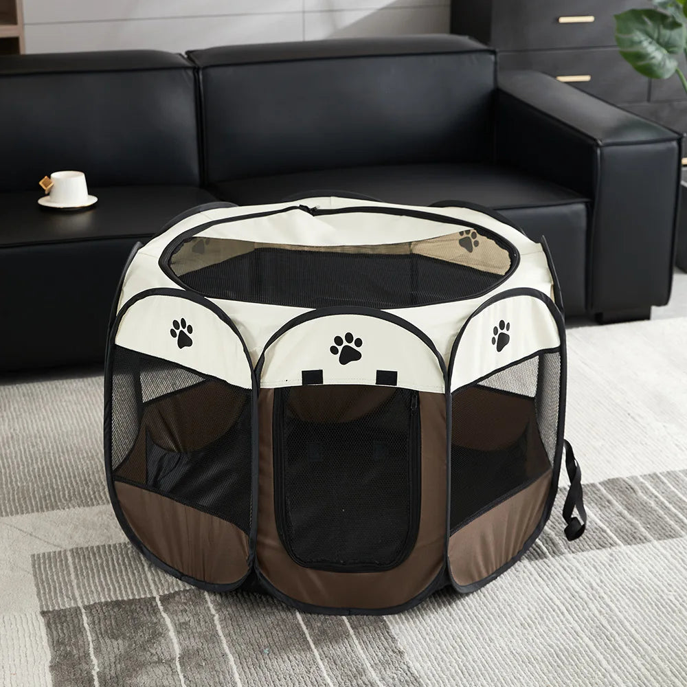 Foldable Cat & Dog Tent Bed