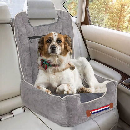 Dog Car Seat with Safety Leash