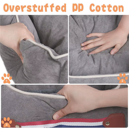 Dog Car Seat with Safety Leash