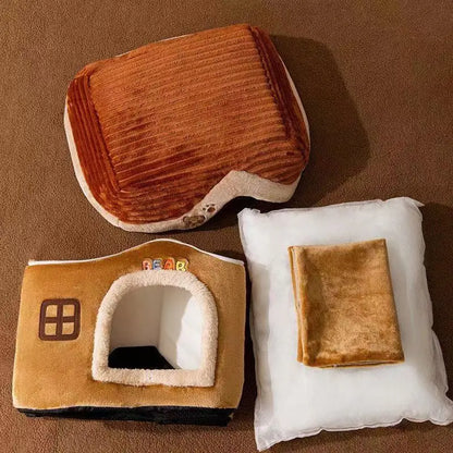 Foldable Cat & Dog House Bed