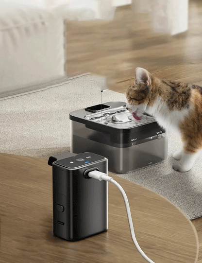 Wireless Stainless Cat Water Bowl