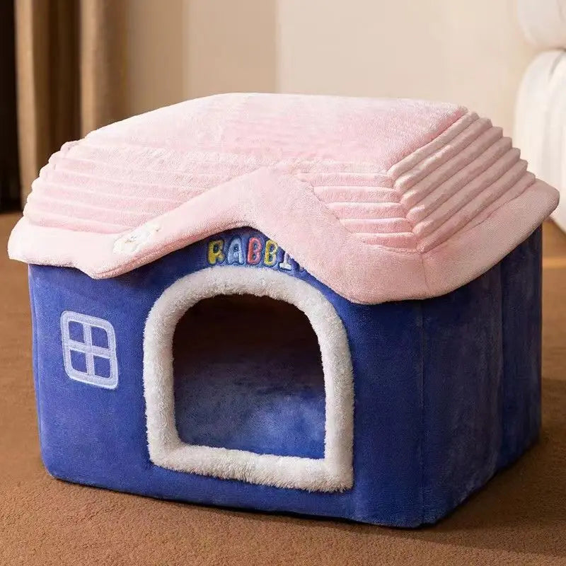 Foldable Cat & Dog House Bed
